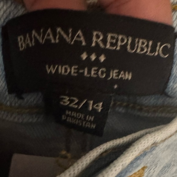 Banana Republic Vintage Stretch Wide Leg Jeans Size 14 - Picture 3 of 7